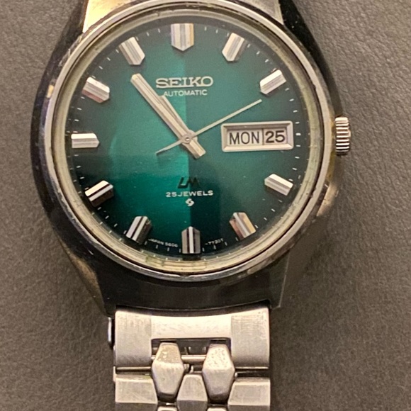 Seiko Lord Matic / Nos Seiko coffin/fish scale band - Picture 3 of 8
